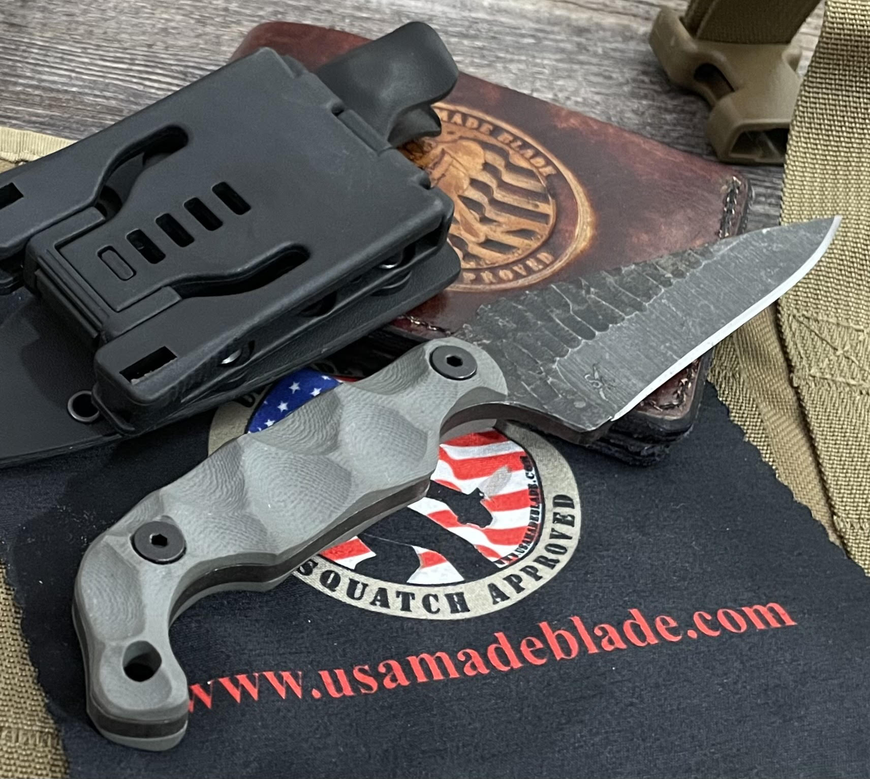 Stroup Knives Bravo 5 with Grey G10 | USA MB