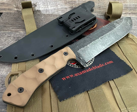 Stroup Knives BK1 Tan G10 - USA MB