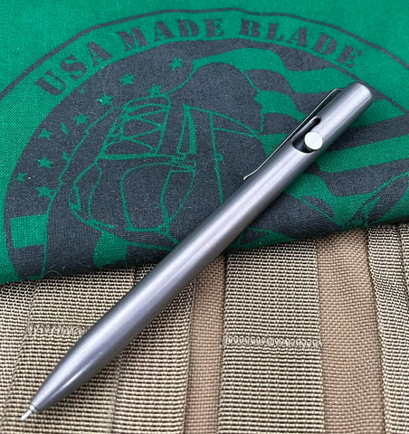 Tactile Turn Smooth Operator Titanium Pen ( Bolt Action Short) - USA MB