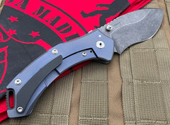 Toor Knives XT1 Alpha Anodized Blue - USA MB